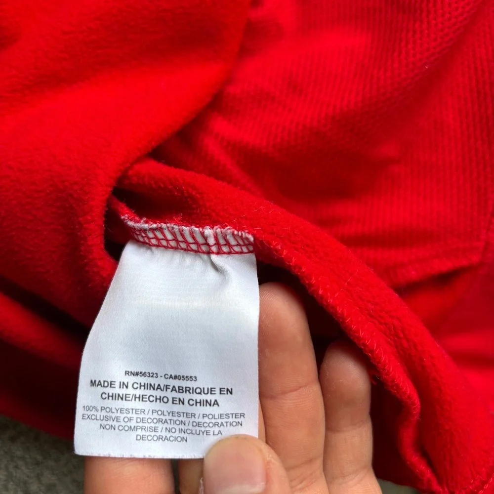 Nike Washington Basketball NBA Hoodie Mens Large Red Dri-FIT Pullover 858870-657